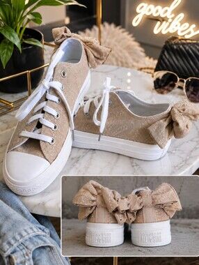 Converse Chuck Taylor All Star Lift Bow Platform Sneakers | Women's USA9.5 | NWT
